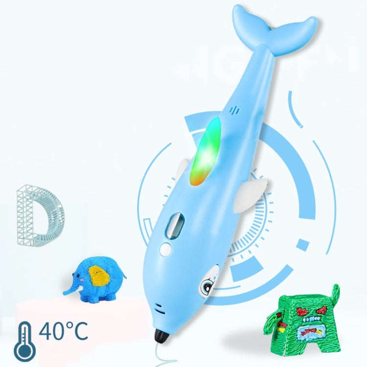 3D Printing Pen Three-Dimensional Painting Graffiti Brush(Pink)