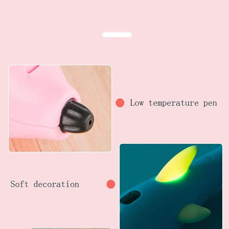 3D Printing Pen Three-Dimensional Painting Graffiti Brush(Pink)