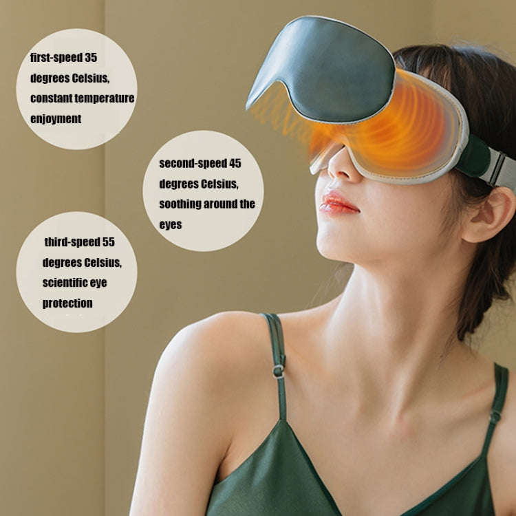 M02 Office Home Portable USB Type Remote Control Steam Sleep Massage Eye Mask(Pink)