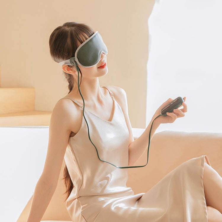 M02 Office Home Portable USB Type Remote Control Steam Sleep Massage Eye Mask(Pink)