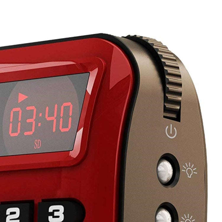 Rolton W405 Portable Mini FM Radio TF Card USB Receiver Music Player with LED Display(Blue)