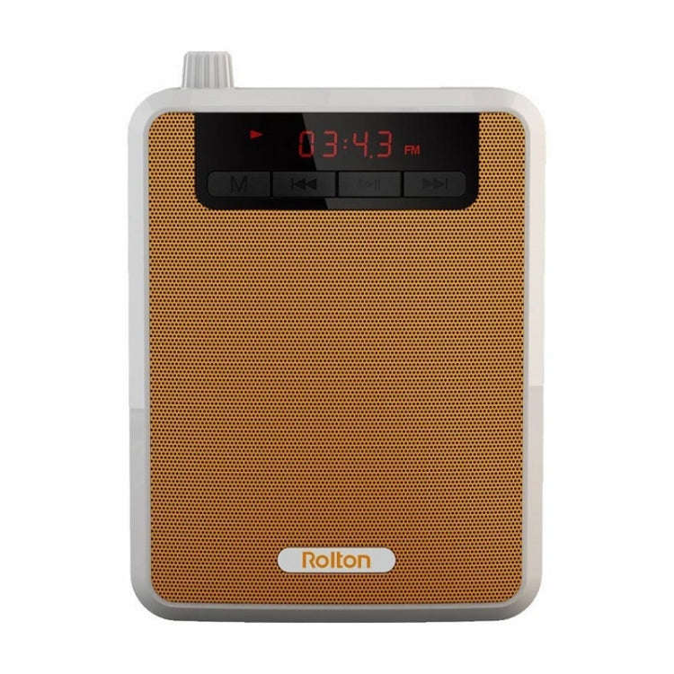 Rolton K300 Portable Voice Amplifier Supports FM Radio/MP3(Orange)