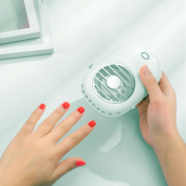 WX616 Mini Hanging Neck Fan USB Student Office Handheld Fan(Green)