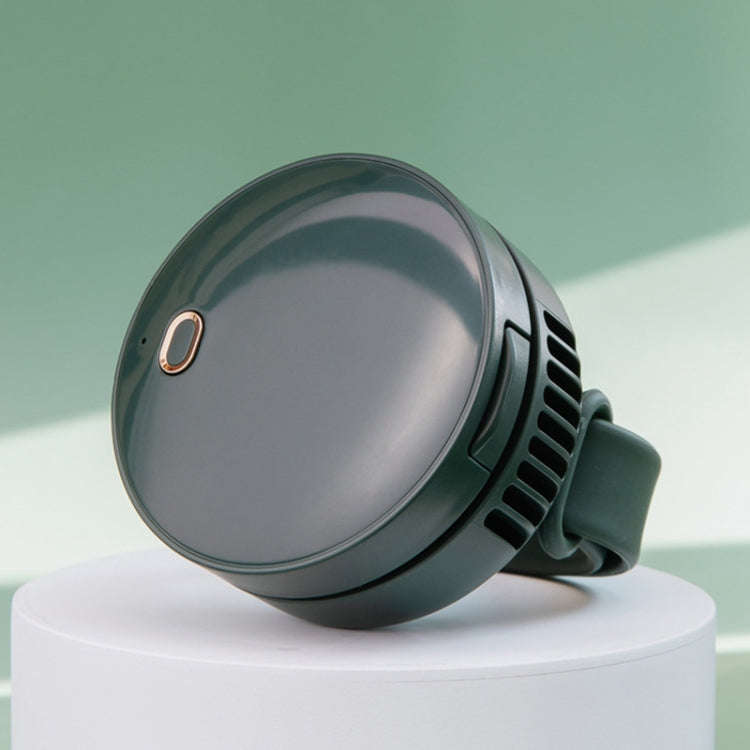 G3 Portable Outdoor Kids USB Mini Mirror Leafless Watch Fan(White)