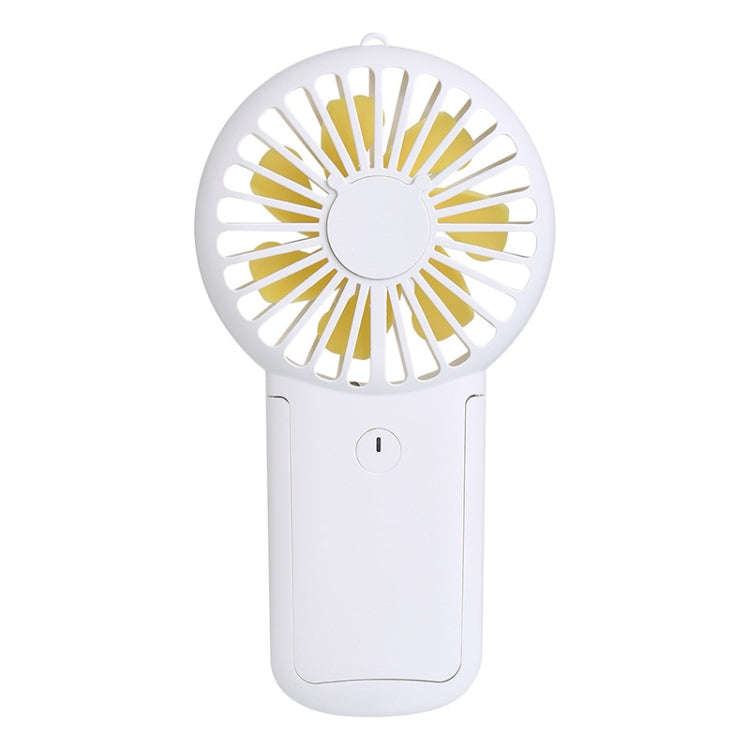 P9 Mobile Phone Holder Mini Fan Outdoor Children Hanging Neck USB Fan(White)