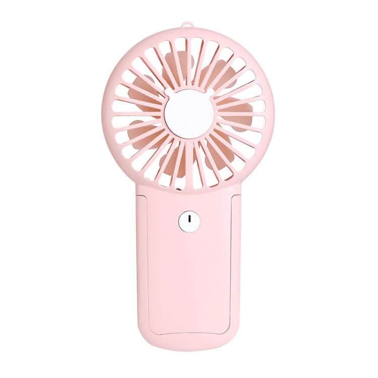 P9 Mobile Phone Holder Mini Fan Outdoor Children Hanging Neck USB Fan(Pink)