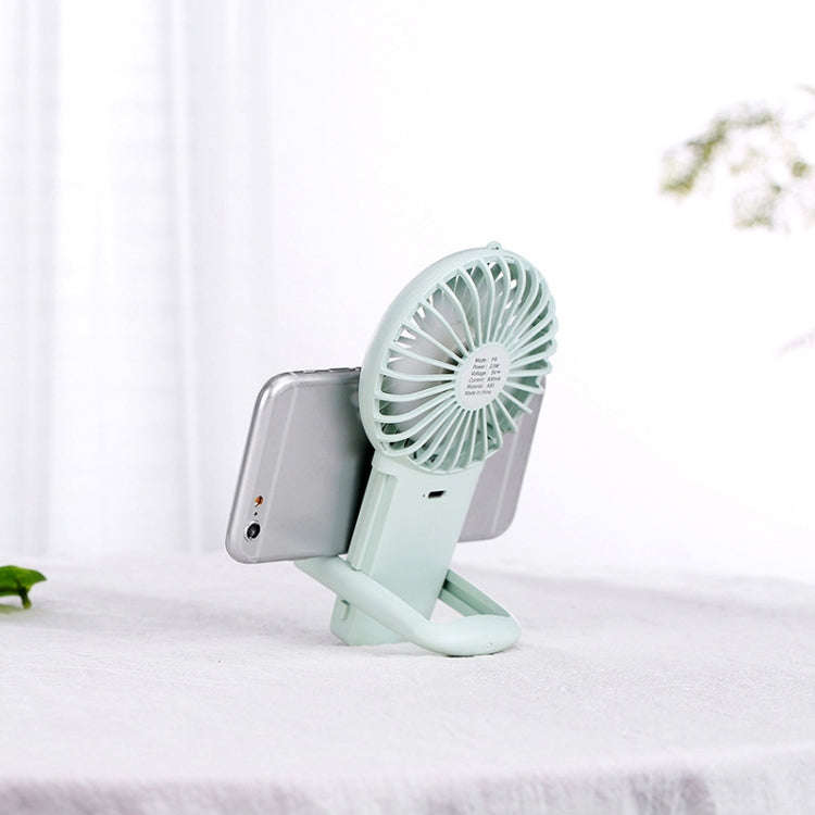 P9 Mobile Phone Holder Mini Fan Outdoor Children Hanging Neck USB Fan(White)