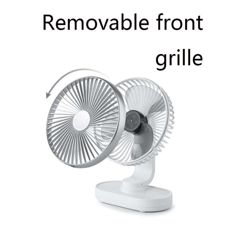 D77 Desktop Automatic Shaking hHead Fan Mute Portable Home Office Dormitory USB Fan(Rose Pink)