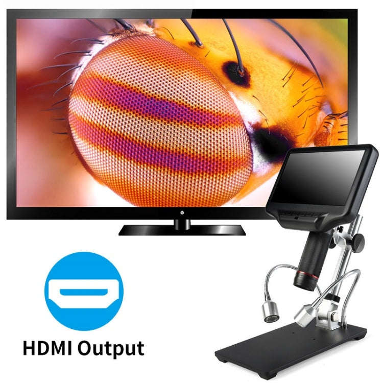 7 Inch 3D Digital Microscope Industrial Overhaul, Watch And Jewelry Appraiser(EU Plug)