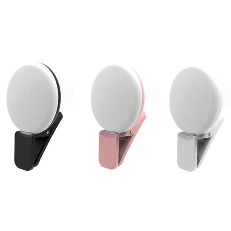 2 PCS  Mobile Phone Fill Light Camera Photo LED Selfie Light(Black)