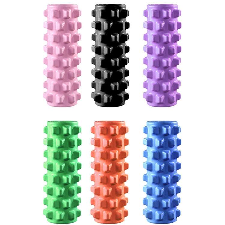3 in 1 Eva Foam Roller Hollow Muscle Relaxation Roller Yoga Column Set, Length: 45cm (Pink Wolf T...