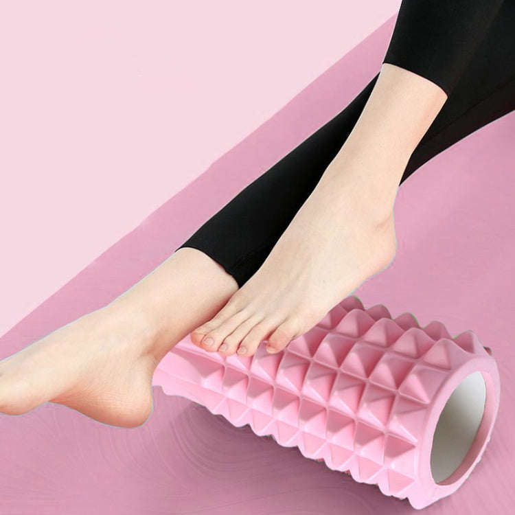 3 in 1 Eva Foam Roller Hollow Muscle Relaxation Roller Yoga Column Set, Length: 33cm (Black Cresc...
