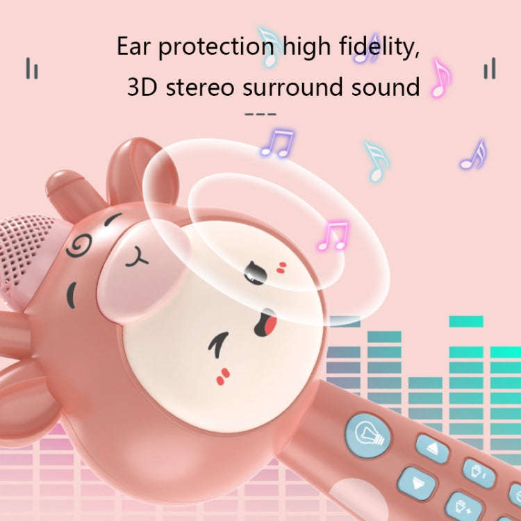 Children Wireless Singing Microphone Early Education Toys, Colour: Upgraded Blue