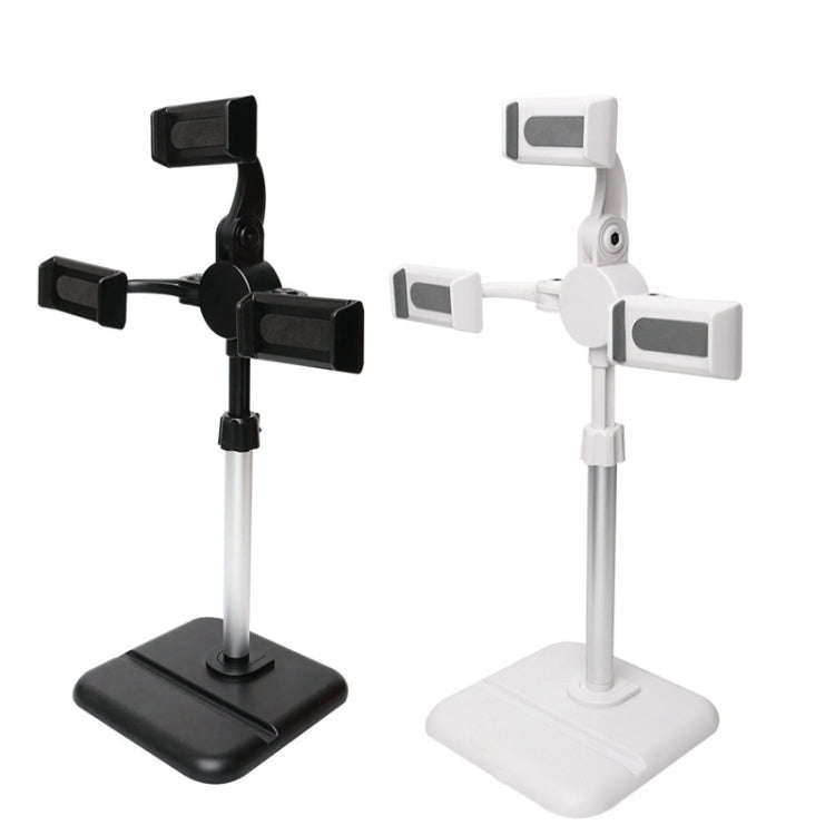 Telescopic Adjustment Live Frame Desktop Tablet Mobile Phone Bracket, Specification: K06 Three-se...