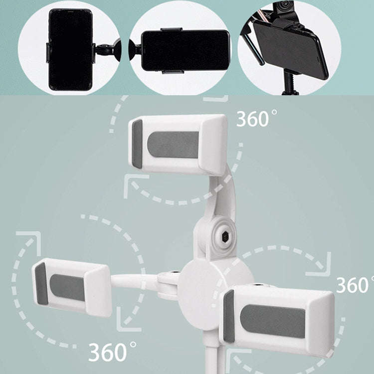 Telescopic Adjustment Live Frame Desktop Tablet Mobile Phone Bracket, Specification: K06 Three-se...