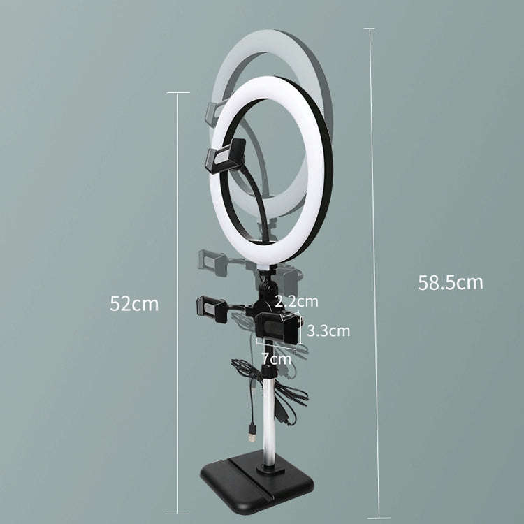 Telescopic Adjustment Live Frame Desktop Tablet Mobile Phone Bracket, Specification: K07 Three-se...