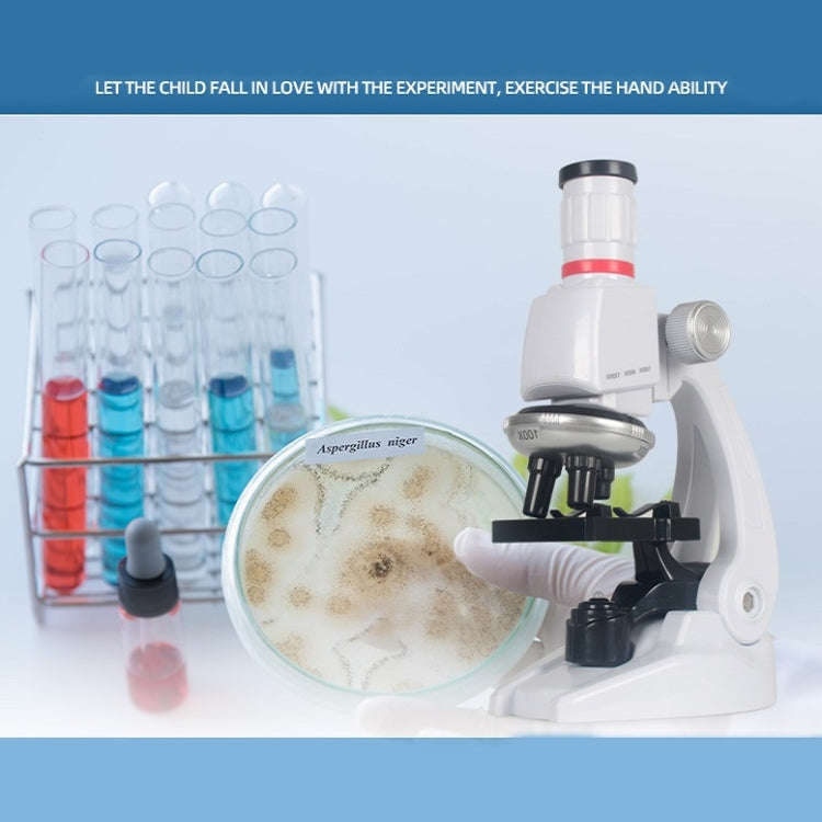 Early Education Biological Science 1200X Microscope Science And Education Toy Set For Children L