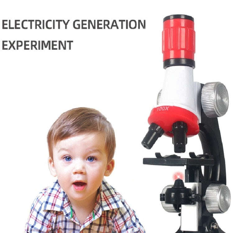 Early Education Biological Science 1200X Microscope Science And Education Toy Set For Children L