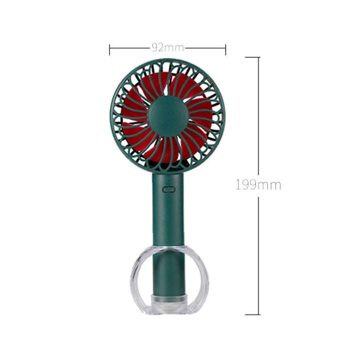 FS-H01 USB Portable Ultra-quiet Large Wind Hand-held Desktop Student Dormitory Household Mini Fan...