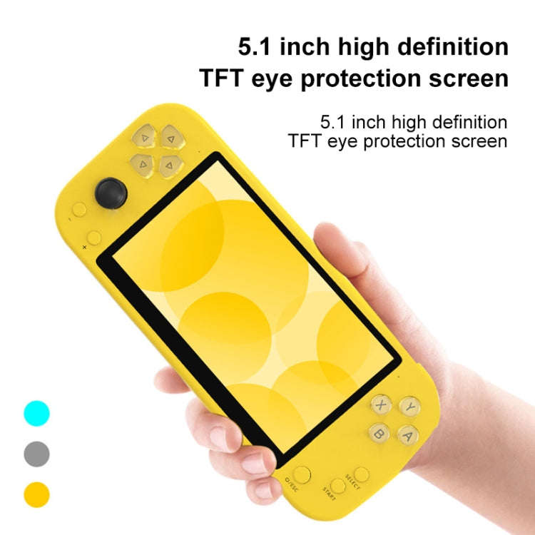 X20 LIFE Classic Games Handheld Game Console with 5.1 inch Screen & 8GB Memory, Support HDMI Outp...