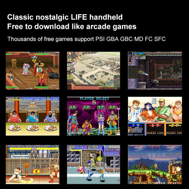 X20 LIFE Classic Games Handheld Game Console with 5.1 inch Screen & 8GB Memory, Support HDMI Outp...