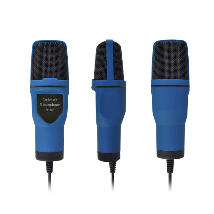 SF-666 Computer Voice Microphone With Adapter Cable Anchor Mobile Phone Video Wired Microphone Wi...