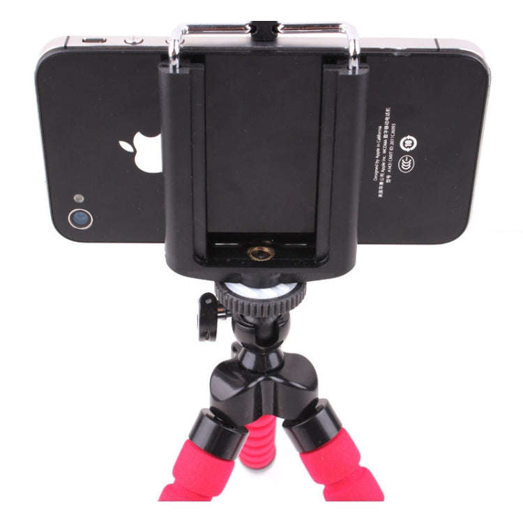 5 PCS Octopus Photography Sponge Mobile Phone Stand Portable Lazy Adjustable Vibrato Live Tripod ...
