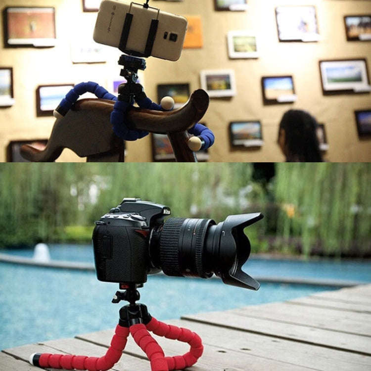 5 PCS Octopus Photography Sponge Mobile Phone Stand Portable Lazy Adjustable Vibrato Live Tripod ...