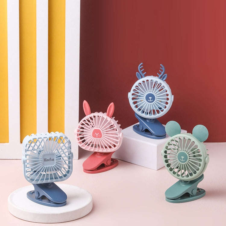 USB Charging Clip Fan Dormitory Office Bedside Lamp Fan Random Colour Style Delivery
