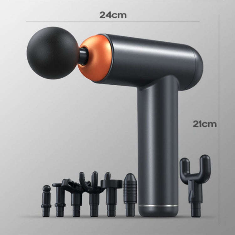 Muscles Relax Massager Fitness Equipment Fascia Gun, Colour: Storage Model (Black)