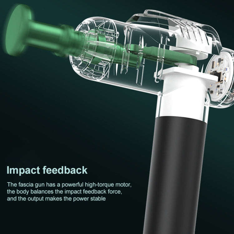 Muscles Relax Massager Fitness Equipment Fascia Gun, Colour: Flagship Upgrade (6 Gears Green)