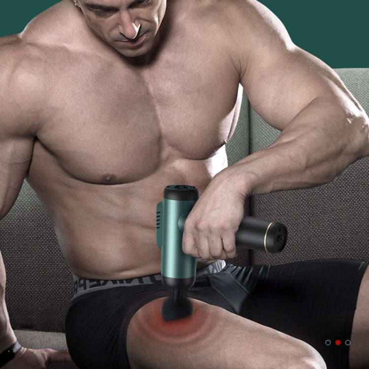 Muscles Relax Massager Fitness Equipment Fascia Gun, Colour: Flagship Upgrade (6 Gears Green)