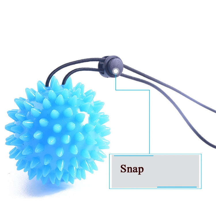 TPR Grip Ball Rehabilitation Hemiplegia Stroke Massage Finger Ball, Specification: 5.5cm With Rop...