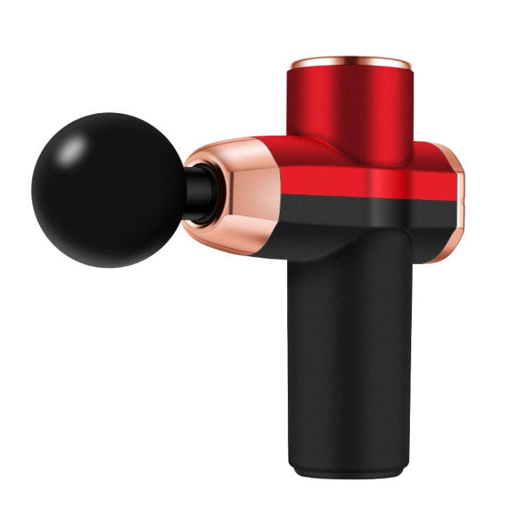 12V Mini Fascia Gun  Electrical Muscle Relax Massage Gun(Black Red)