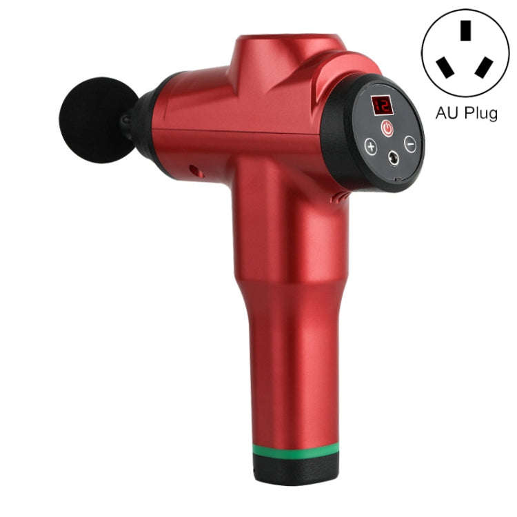 Muscles Relax Massager Portable Fitness Equipment Fascia Gun, Specification: 6212 12 Gears Red(AU...