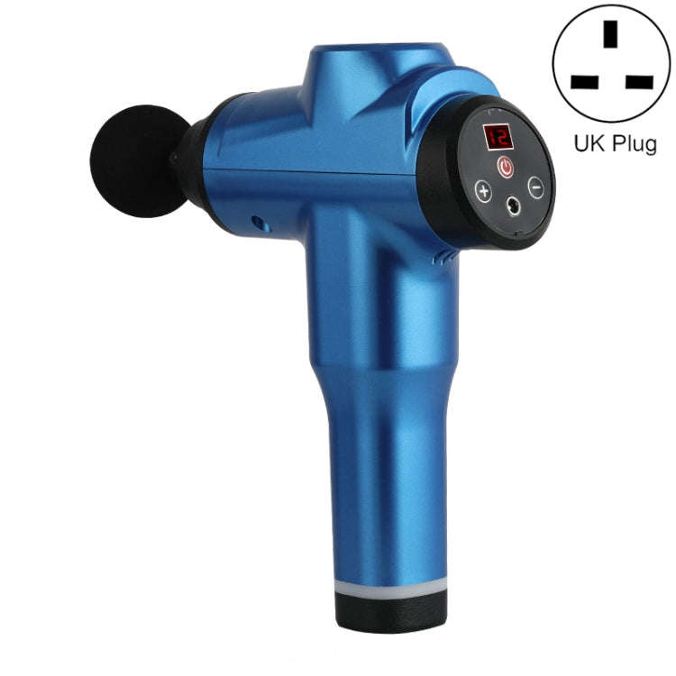 Muscles Relax Massager Portable Fitness Equipment Fascia Gun, Specification: 6212 12 Gears Blue(U...