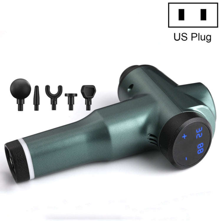 Muscles Relax Massager Portable Fitness Equipment Fascia Gun, Specification: 6232 32 Gears Green(...