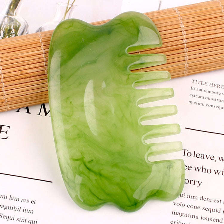 Resin Scraping Sheet Massage Facial Tendon Stick Beauty Salon Shave Board Acupuncture Pen, Color ...
