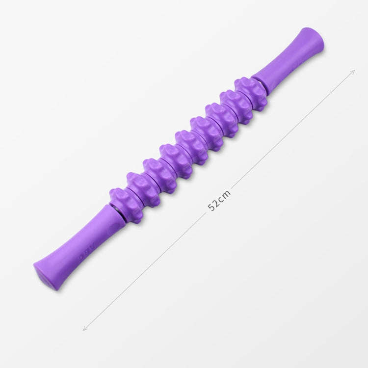 Multifunctional Gear Massage Stick Fascia Roller Shaft Fitness Yoga Deep Muscle Relaxer(Blue)