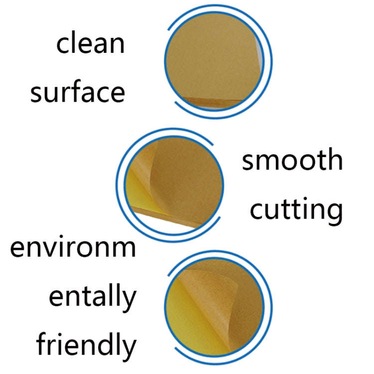 GYNP8081 100 PCS Laser Inkjet Mark Sticker A4 Kraft Paper Self-Adhesive Printing Paper, Colour: L...