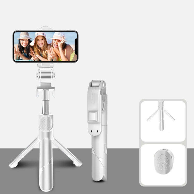 Bluetooth White XT02 360-Degree Rotating Multi-Function Retractable Mobile Phone Selfie Stick To ...