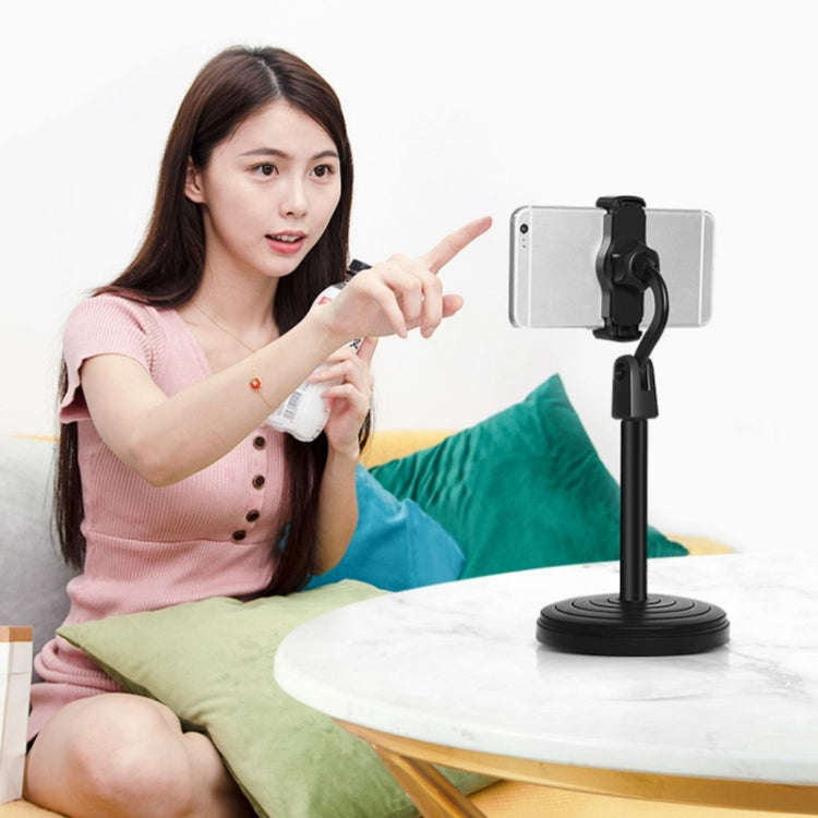 4 PCS Desktop Stand Mobile Phone Tablet Live Broadcast Stand Telescopic Disc Stand, Colour: Green