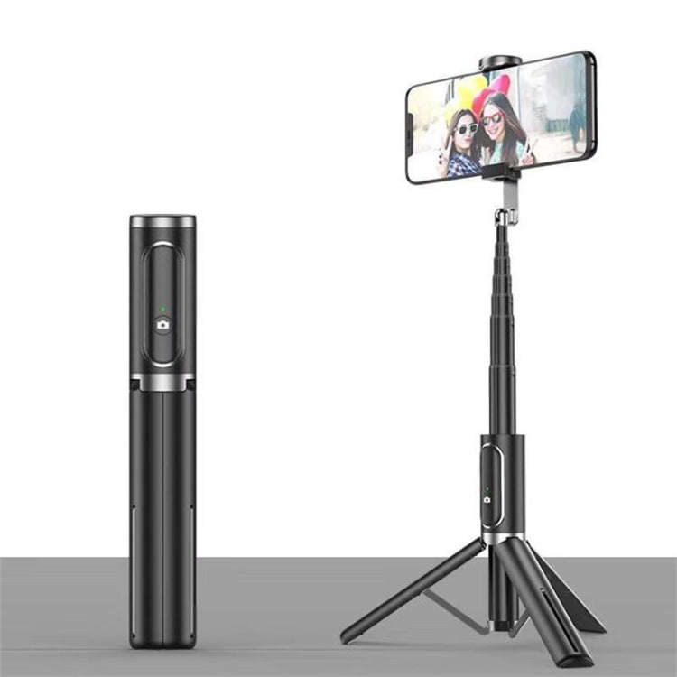 Bluetooth Selfie Stick with Tripod Multi-function Gimbal Mobile Phone Fill Light Live Support(Black)