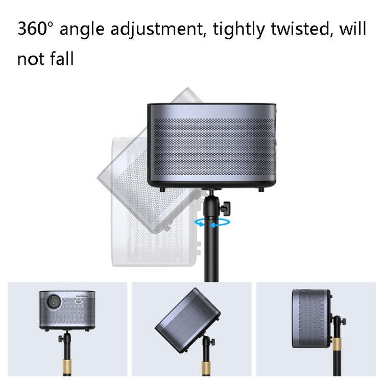 Xiaotian Desktop Metal Projection Machine Bracket Liftable Telescopic Holder, Style: L22 Floor St...