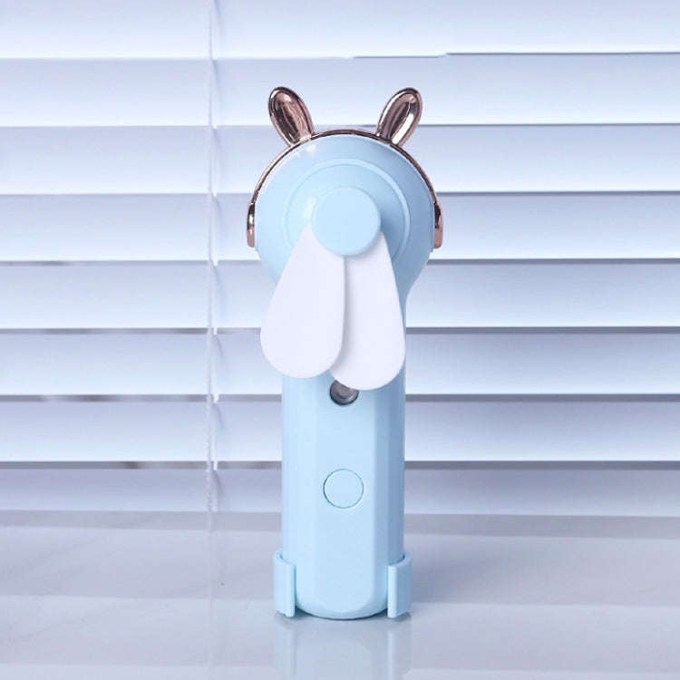 Handheld Hydrating Device Chargeable Fan Mini USB Charging Spray Humidification Small Fan(M9 Blue...