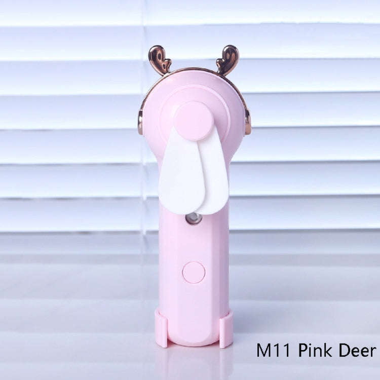 Handheld Hydrating Device Chargeable Fan Mini USB Charging Spray Humidification Small Fan(M11 Pin...