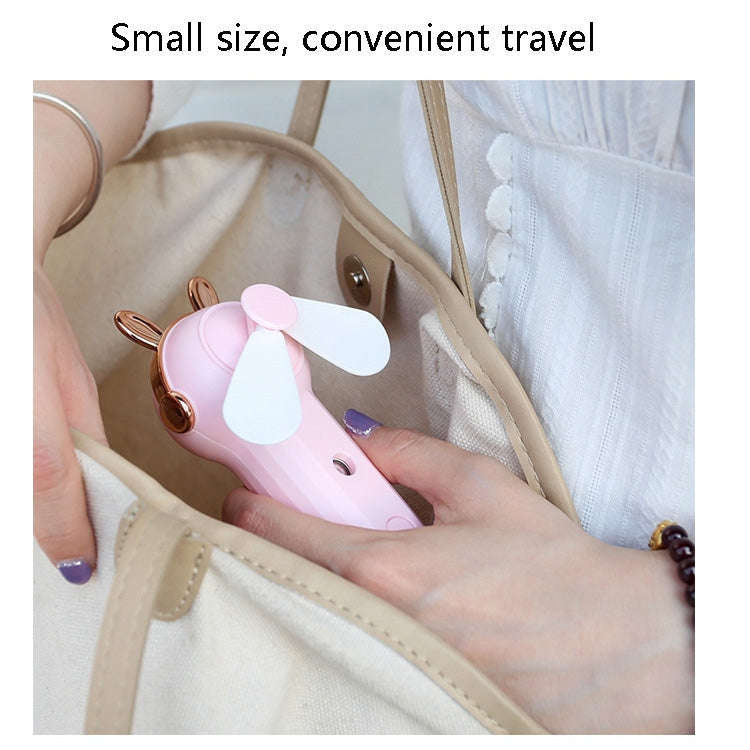 Handheld Hydrating Device Chargeable Fan Mini USB Charging Spray Humidification Small Fan(M11 Blu...