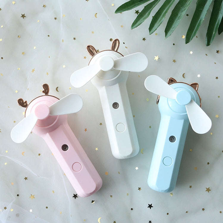 Handheld Hydrating Device Chargeable Fan Mini USB Charging Spray Humidification Small Fan(M10 Blu...