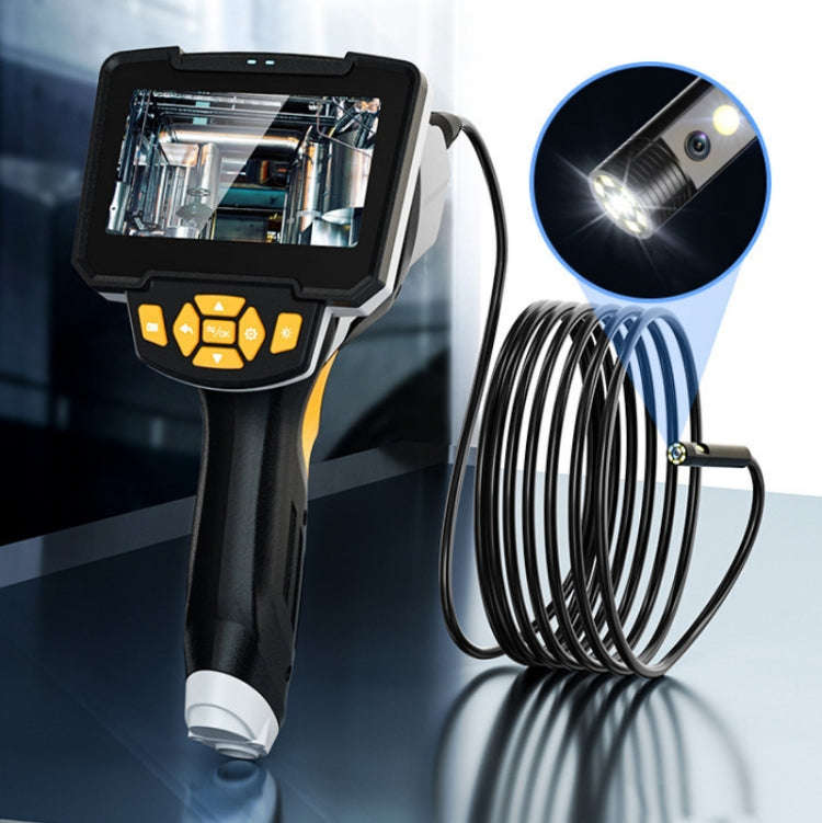 Industrial Dual-Lens Endoscope HD Handheld Screen Pipe Car Inspection Tool, Specification: Line L...