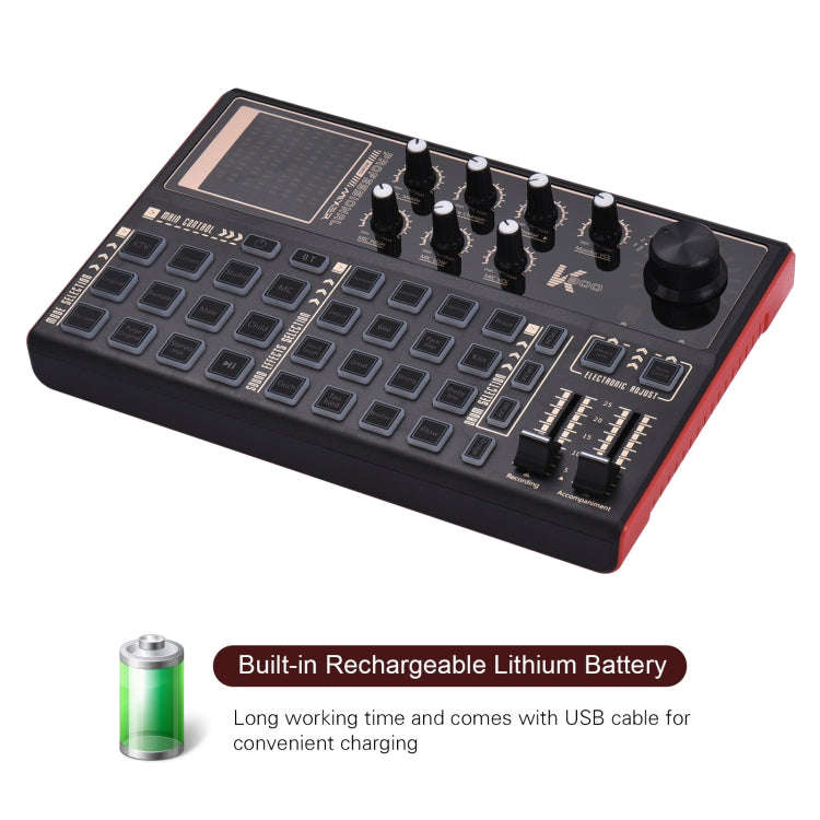 SK300 Bluetooth Sound Card Live Broadcast External Sound Card K Song Accompaniment Sound Card